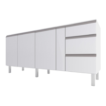 Gabinete De Cozinha Metal Branco 2 00cm Gaia Flat Cozimax Leroy Merlin