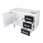 Gabinete de Cozinha 120cm Madeira Preta New Milano Bonatto