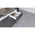 Gabinete De Cozinha Cinza Em Aço 192cm 3 Gavetas Juno Cozimax