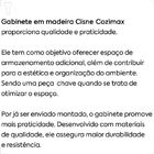Gabinete De Cozinha Cinza Em Madeira Montado 174cm Cisne Cozi