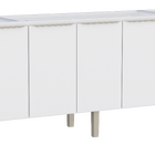 Gabinete De Cozinha Em Aço Branco 192cm Flora Cozimax