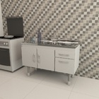 Gabinete De Cozinha Em Mdf Slim 0,96 Branco