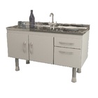 Gabinete De Cozinha Em Mdf Slim 142 Branco