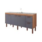 Gabinete De Cozinha Grande 2 Gaveta 3 Portas 100% Mdf Grande