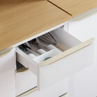 Gabinete De Cozinha Montado Em Aço Branco 153cm Flora Cozimax