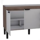 Gabinete De Cozinha Tamarindo E Branco Em Madeira Montado 144