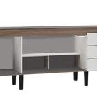 Gabinete De Cozinha Tamarindo E Branco Em Madeira Montado Par