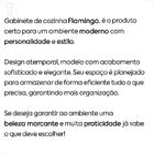 Gabinete De Cozinha Tamarindo E Preto Em Madeira Montado 144c