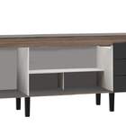 Gabinete De Cozinha Tamarindo E Preto Em Madeira Montado Pra