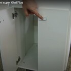 Gabinete De Lavanderia Mini Branco Em Madeira Com Tanque 32lt