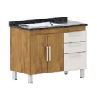 Gabinete De Pia Gemeos 1,00m