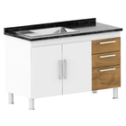 Gabinete De Pia Gemeos 1,20m