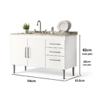 Gabinete De Pia Gemeos 1,20m