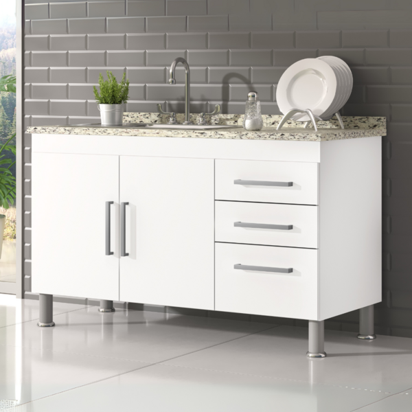 Gabinete De Pia Gemeos 1,20m