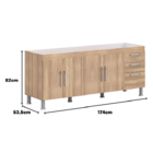 Gabinete De Pia Gemeos 1,80m