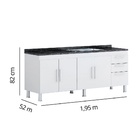 Gabinete De Pia Gemeos 2,00m