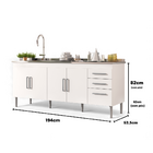 Gabinete De Pia Gemeos 2,00m