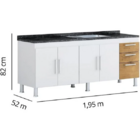 Gabinete De Pia Gemeos 2,00m