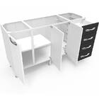 Gabinete de Pia Ipanema 3 Portas e 4 Gavetas 150cm - Colormaq