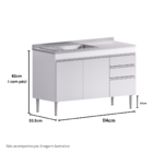 Gabinete De Pia Libra 1,20m