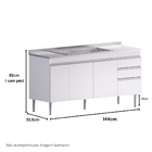 Gabinete De Pia Libra 1,50m