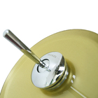 Gabinete De Vidro 30 Cm Cuba Quadrada E Torneira Cascata Redo