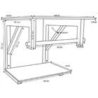 Gabinete De Vidro 40cm Ac Com Cuba Oval Amarelo + Torneira Me