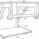 Gabinete De Vidro 40cm Ap Com Cuba Redonda - Branco
