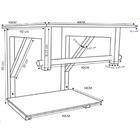 Gabinete De Vidro 40cm Ap Com Cuba Redonda - Ouro Envelhecido