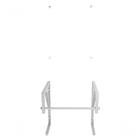 Gabinete De Vidro 40cm Para Banheiro Curvado Duplo Pc Cuba Ch