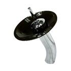 Gabinete De Vidro 40cm Para Banheiro Curvado Duplo Pc Cuba Ch