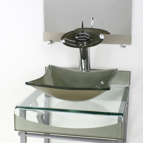 Gabinete De Vidro 40cm Para Banheiro Curvado Duplo Pc Cuba Qu