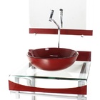 Gabinete De Vidro 40cm Para Banheiro Curvado Duplo Pc Cuba Re