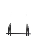 Gabinete De Vidro 40cm Para Banheiro Curvado Duplo Pp Cuba Ch