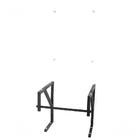 Gabinete De Vidro 40cm Para Banheiro Curvado Duplo Pp Cuba Ch