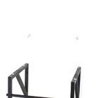 Gabinete De Vidro 40cm Para Banheiro Curvado Duplo Pp Cuba Ov