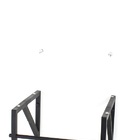 Gabinete De Vidro 40cm Para Banheiro Curvado Duplo Pp Cuba Qu