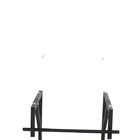 Gabinete De Vidro 40cm Para Banheiro Curvado Duplo Pp Cuba Re