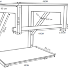Gabinete De Vidro 45cm Iq Inox Com Cuba Quadrada - Incolor