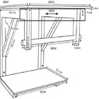 Gabinete De Vidro 60cm Apx Com Cuba Retangular - Madeira Rúst