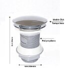 Gabinete De Vidro 60cm Inox Com Cuba Quadrada Amarelo