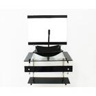 Gabinete De Vidro 60cm It Com Cuba Retangular Chanfrada - Pre