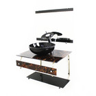 Gabinete De Vidro 60cm It Inox Com Cuba Redonda - Imperador