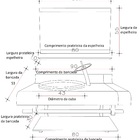 Gabinete de Vidro 70 cm Incolor