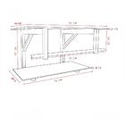 Gabinete De Vidro 70cm Ac Cuba Redonda Dourado Real