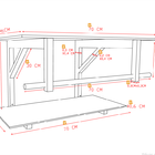 Gabinete De Vidro 70cm Iq Inox Com Cuba Oval - Prata