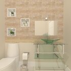 Gabinete De Vidro 70cm Iq Inox Com Cuba Retangular - Incolor