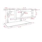 Gabinete De Vidro 70cm Iqx Inox Com Cuba Quadrada - Mármore B