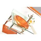 Gabinete De Vidro 70cm Para Banheiro Turquia Dourado Ekasa