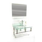 Gabinete De Vidro 70cm Para Banheiro Turquia Incolor Ekasa